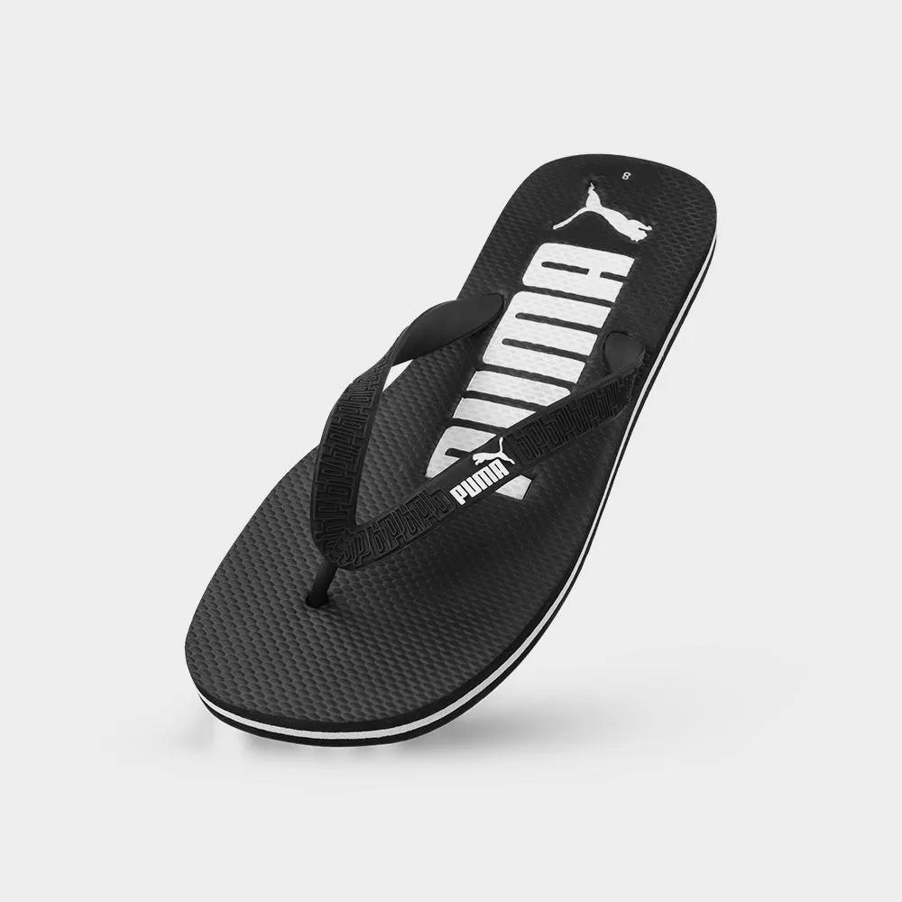 Puma Mens Ess Flip Thong Sandal Black/White _ 183411 _ Black