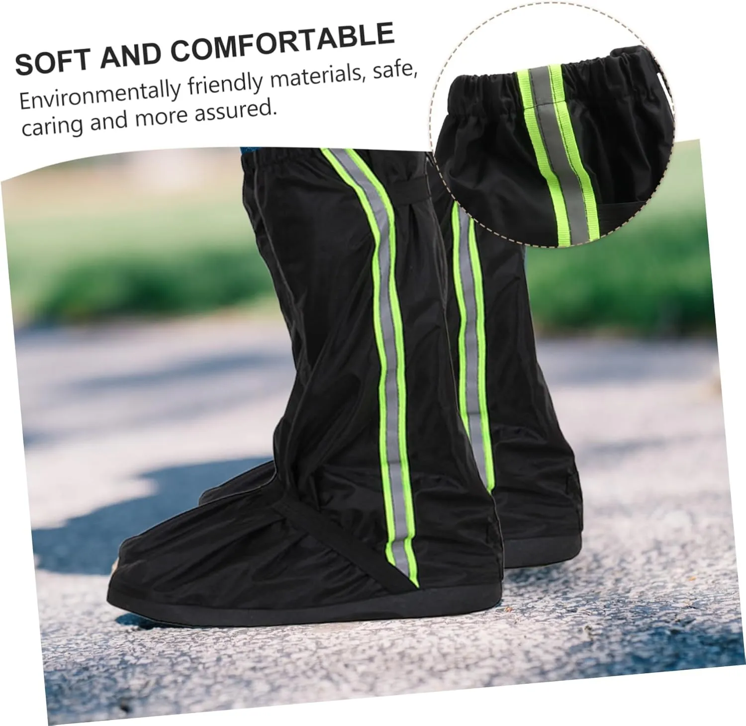 Rainproof Shoe Cover Snowshoeing Long Outdoor Protector Leg Guards Durable Unisex Lightweight Trail