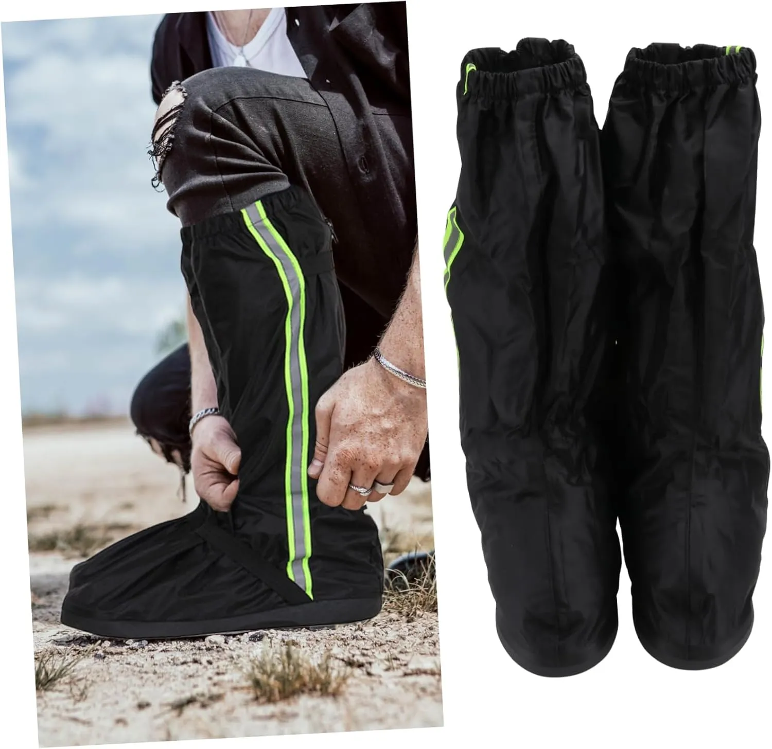 Rainproof Shoe Cover Snowshoeing Long Outdoor Protector Leg Guards Durable Unisex Lightweight Trail