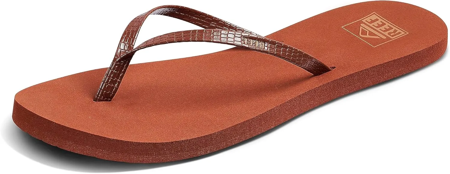 REEF Bliss Nights Women's Flip Flop, Super Lightweight and Soft Footbed, Thin Strap Beach Sandal