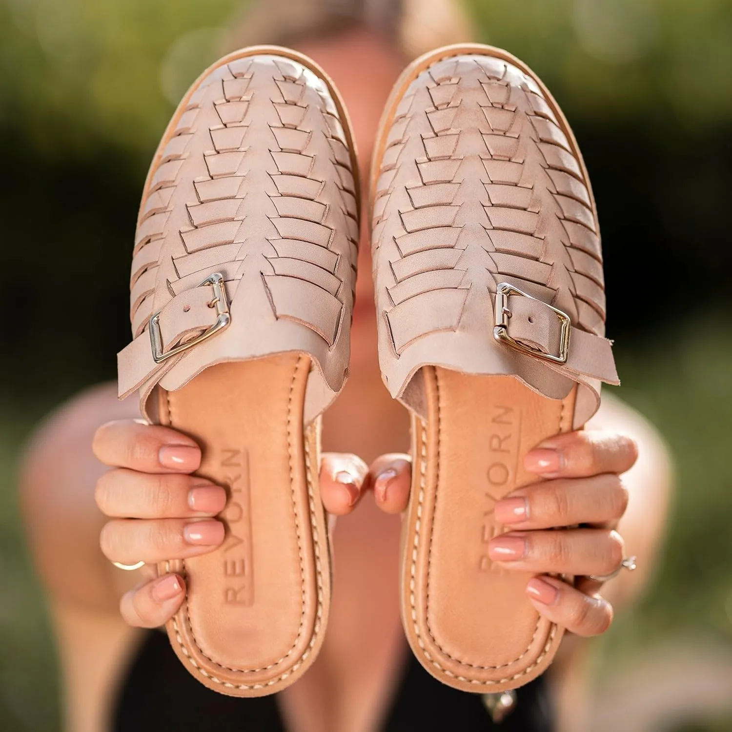 REVORN - HARP Designer Huarache | Handcrafted Women Sandal | 100% Genuine Leather | Ultra Comfortable Insole | Flexible Sole | Sophisticated Design