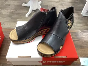 Rieker 68197-00 Side Zip Wedge