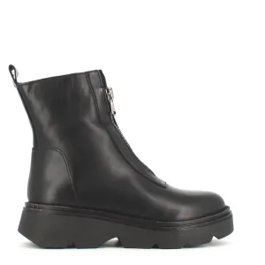 Rizzoli Military Front Zipper Boot Black