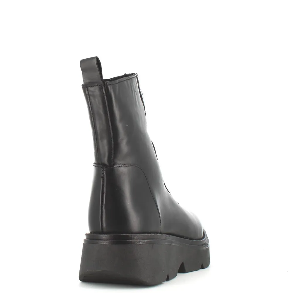 Rizzoli Military Front Zipper Boot Black