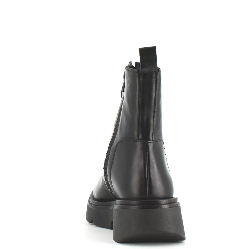 Rizzoli Military Front Zipper Boot Black