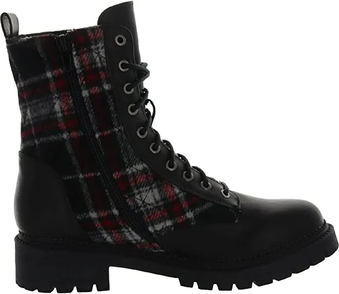 Rock & Candy Womens FLR8 Leather Closed Toe Ankle Boots &, Black, Size 7.0