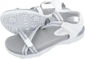 Sandbaggers Galia Women's Golf Sandals (9, White)