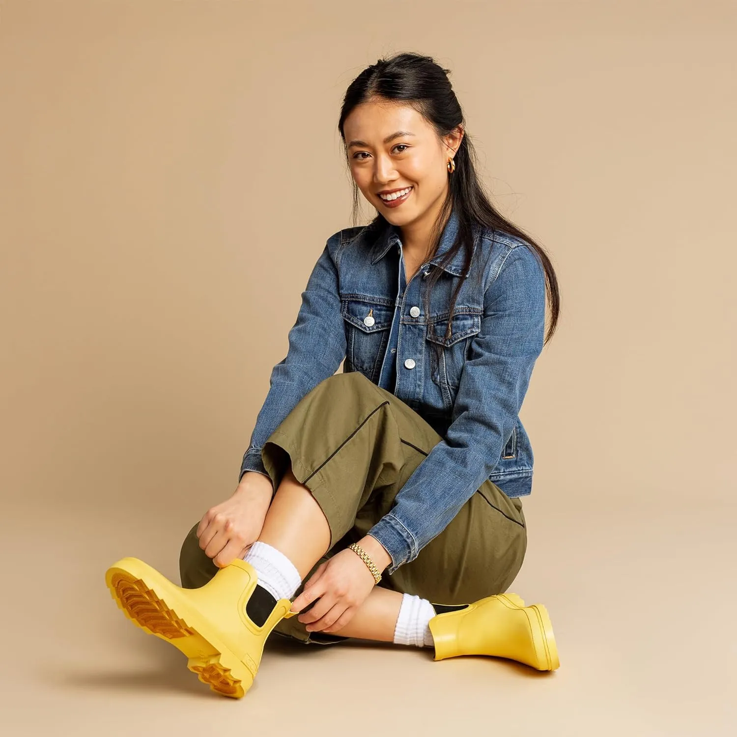 ShedRain Chelsea Rain Boot, Waterproof Ankle Rainboots for Women_P