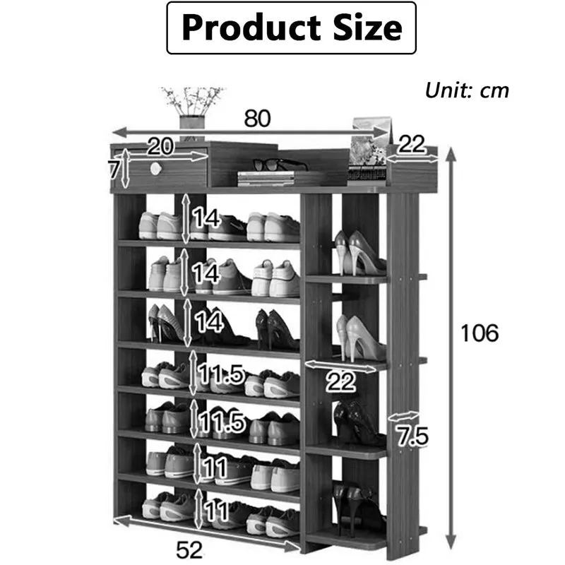 Shoe Cabinet Storage Rack