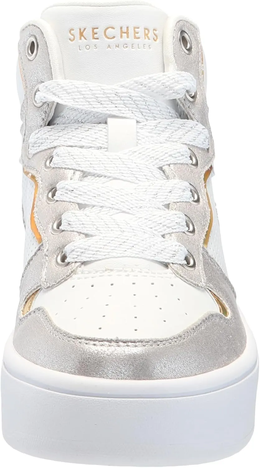 Skechers Girl's Court High-Shine Kicks Sneaker