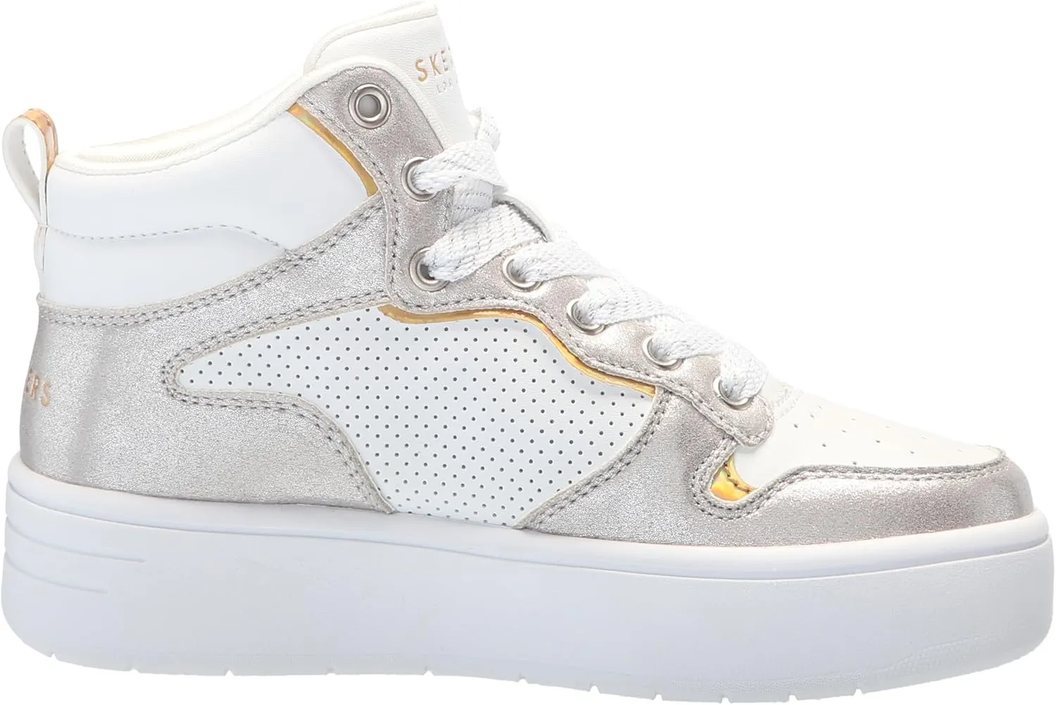 Skechers Girl's Court High-Shine Kicks Sneaker
