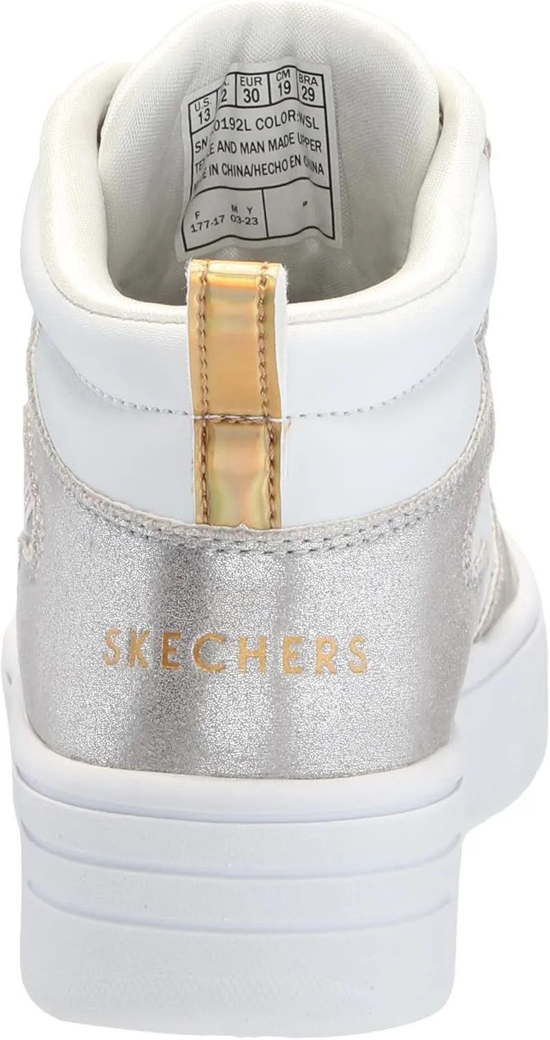 Skechers Girl's Court High-Shine Kicks Sneaker