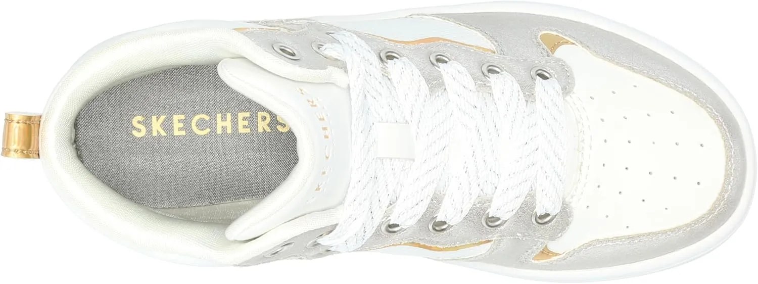 Skechers Girl's Court High-Shine Kicks Sneaker