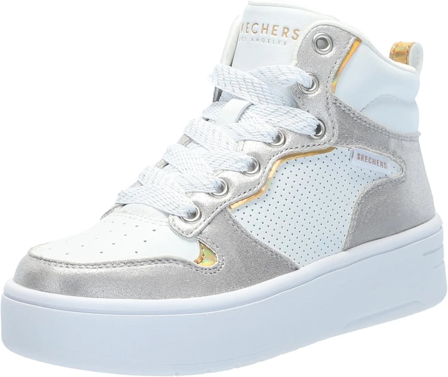 Skechers Girl's Court High-Shine Kicks Sneaker