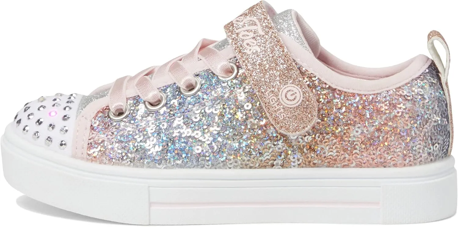 Skechers Girls' Twinkle Sparks-Jumpin' CLOU Sneaker