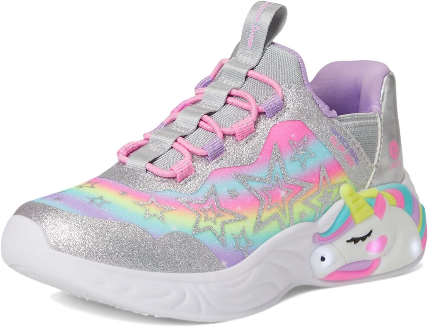 Skechers Girl's Unicorn Dreams-Starry Lite Sneaker