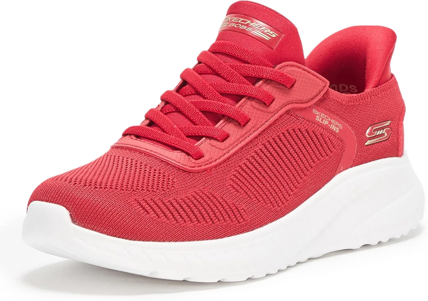Skechers Women's Hands Free Slip-ins Bobs Squad Chaos-Current Muse Sneaker