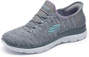 Skechers Women's Hands Free Slip-ins Summits Dazzling Haze Sneaker