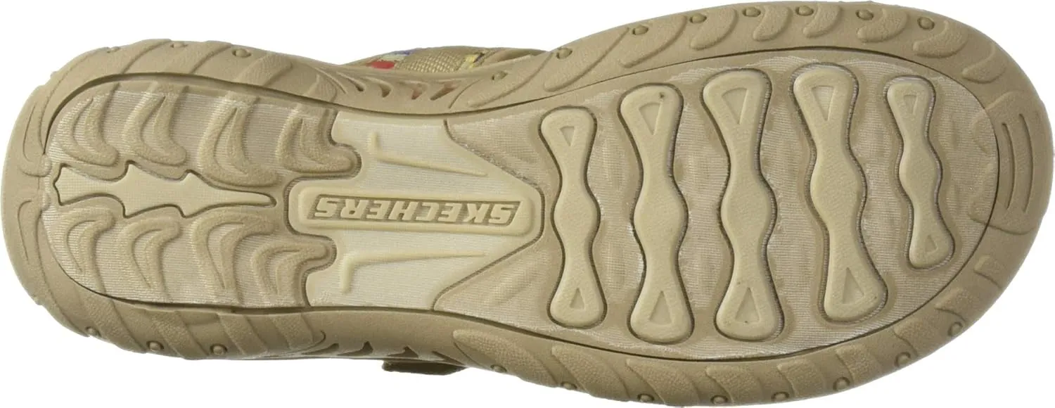 Skechers Women's Reggae Mad Swag Toe Thong Woven Sandal
