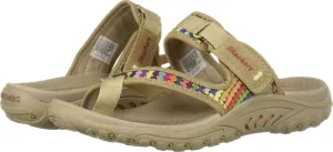 Skechers Women's Reggae Mad Swag Toe Thong Woven Sandal
