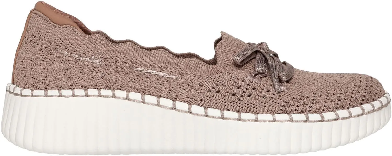 Skechers Women's Wilshire BLVD-Knit Sail Sneaker
