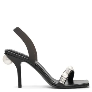 Slingback sandal 90 black sandals