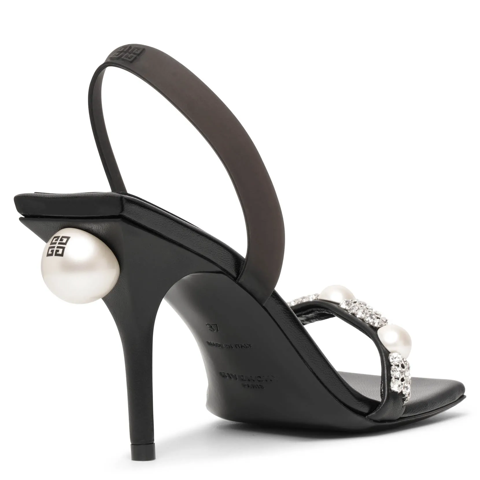 Slingback sandal 90 black sandals