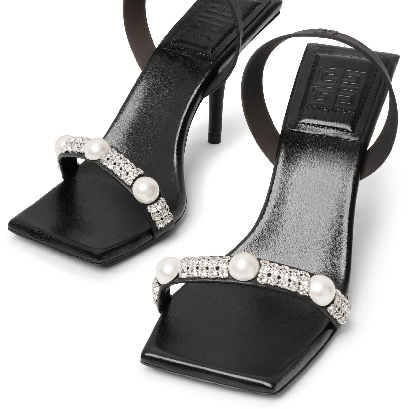 Slingback sandal 90 black sandals