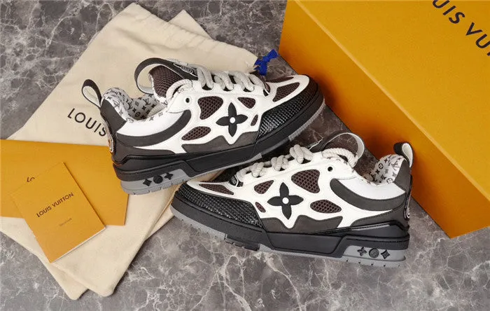 SNEAKER LV BLACK VUITTON LOUIS WHITE SKATE Exclusive savings Exclusive savings