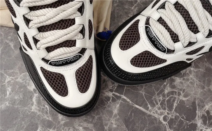 SNEAKER LV BLACK VUITTON LOUIS WHITE SKATE Exclusive savings Exclusive savings