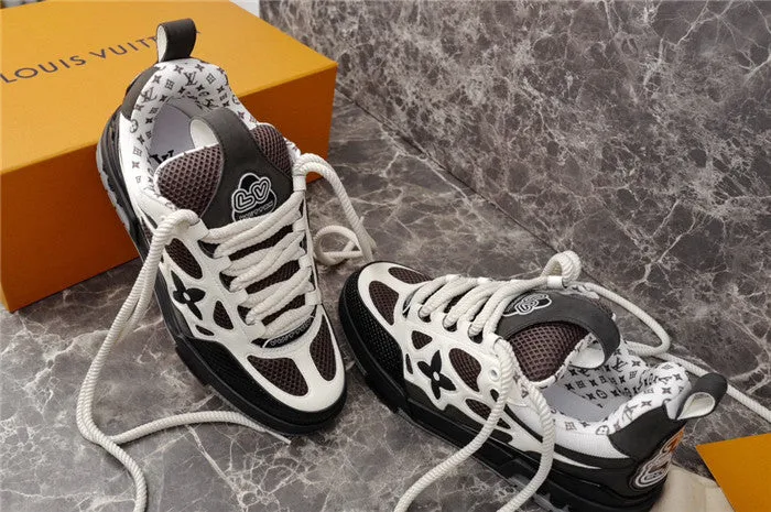 SNEAKER LV BLACK VUITTON LOUIS WHITE SKATE Exclusive savings Exclusive savings