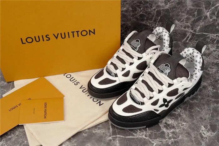 SNEAKER LV BLACK VUITTON LOUIS WHITE SKATE Exclusive savings Exclusive savings