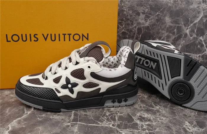 SNEAKER LV BLACK VUITTON LOUIS WHITE SKATE Exclusive savings Exclusive savings