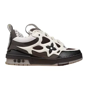 SNEAKER LV BLACK VUITTON LOUIS WHITE SKATE Exclusive savings Exclusive savings