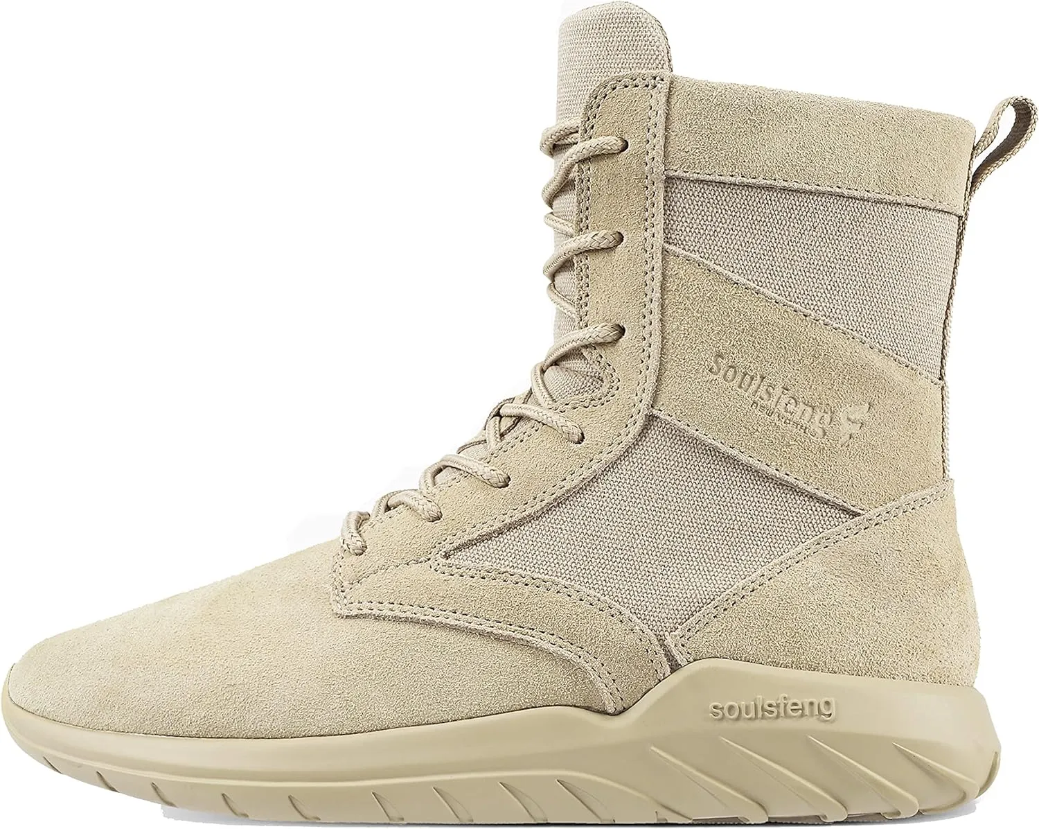 Soulsfeng Tactical Boots for Men and Women Lightweight Sneaker Boots Work Hiking Military Booties