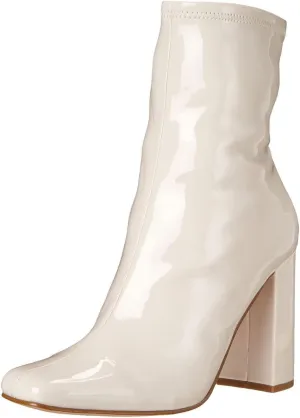 Steve Madden Womens Lynden Sequined Square Toe Mid-Calf Boots
