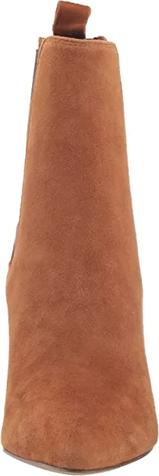 Steve Madden Women's Subtle Ankle Boot, Chestnut Suede, 9.5