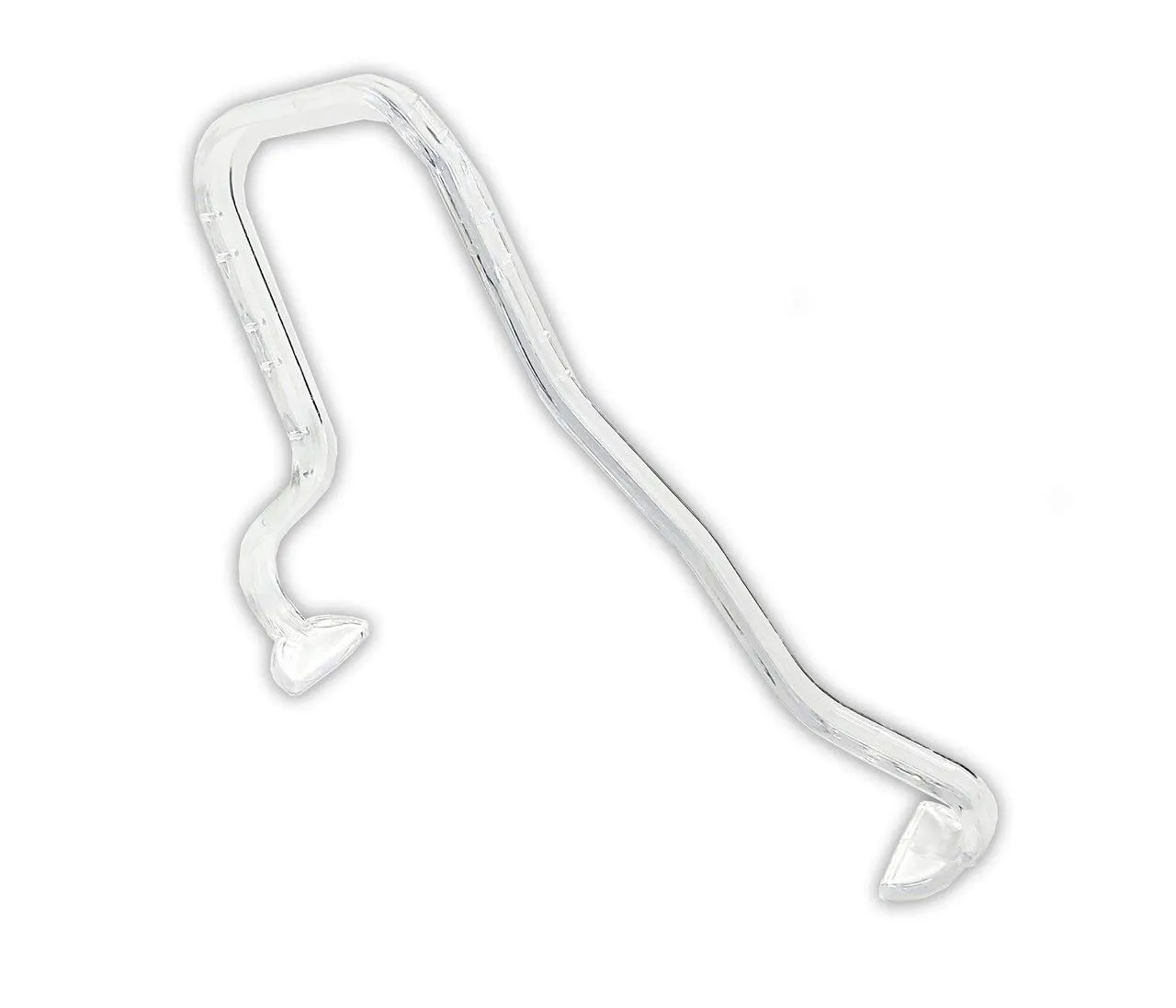 STORE FIXTURES DIRECT High Rise Acrylic Shoe Support Form, Clear Plastic Footwear Shaping Display Insert, [3 Pairs], 6 Pack