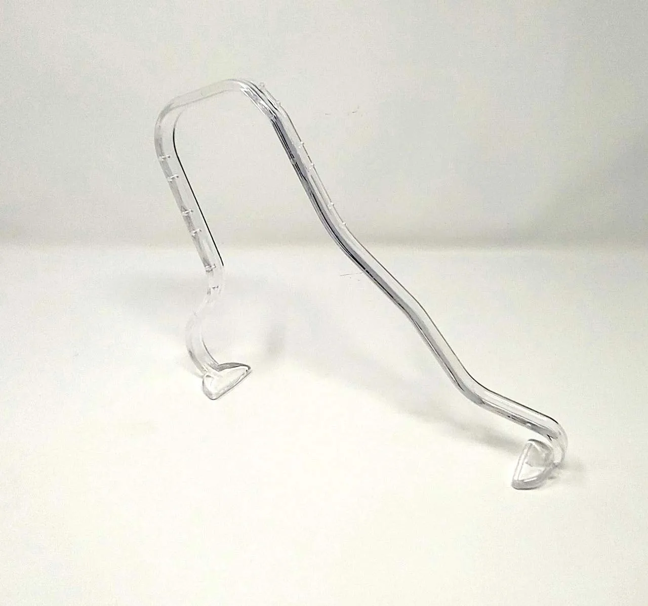 STORE FIXTURES DIRECT High Rise Acrylic Shoe Support Form, Clear Plastic Footwear Shaping Display Insert, [3 Pairs], 6 Pack