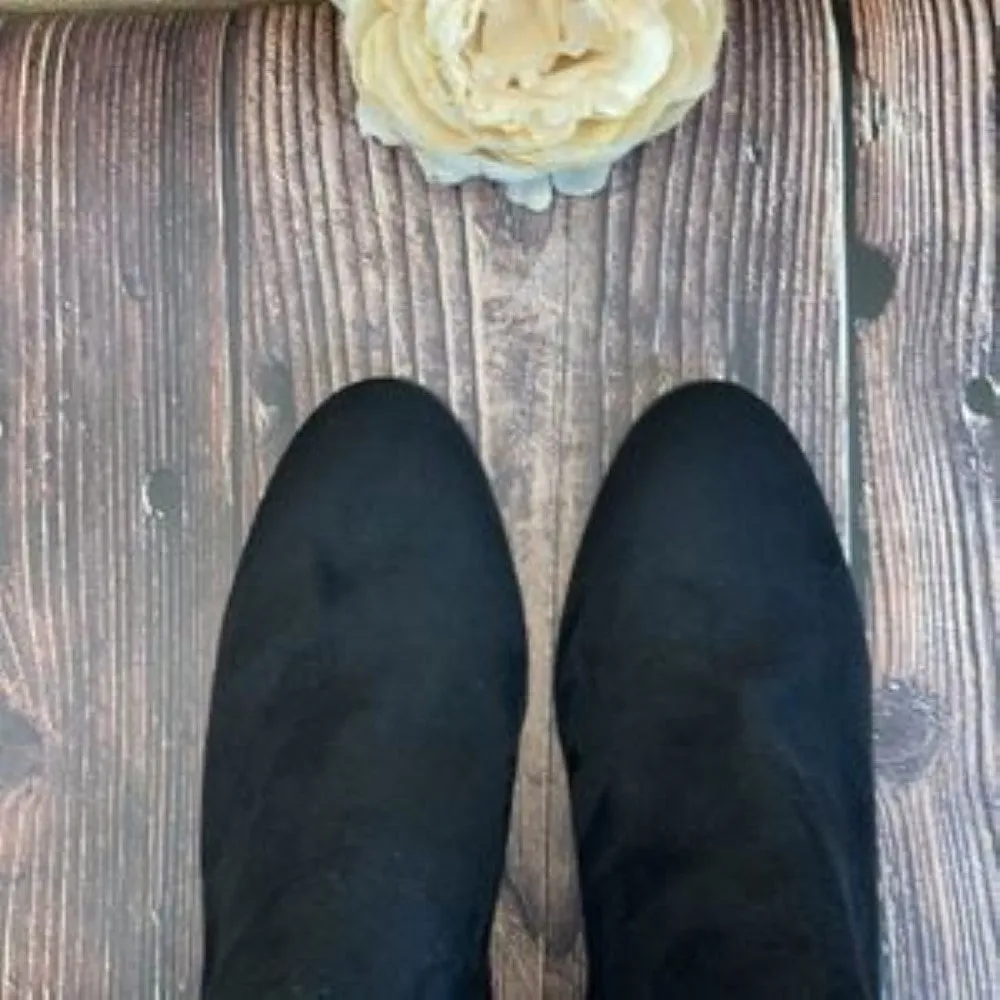 Style & Co Black Wileyy Ankle Booties 9.5