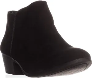 Style & Co. Womens Wileyy Fabric Almond Toe Ankle Fashion, Black, Size 5.5