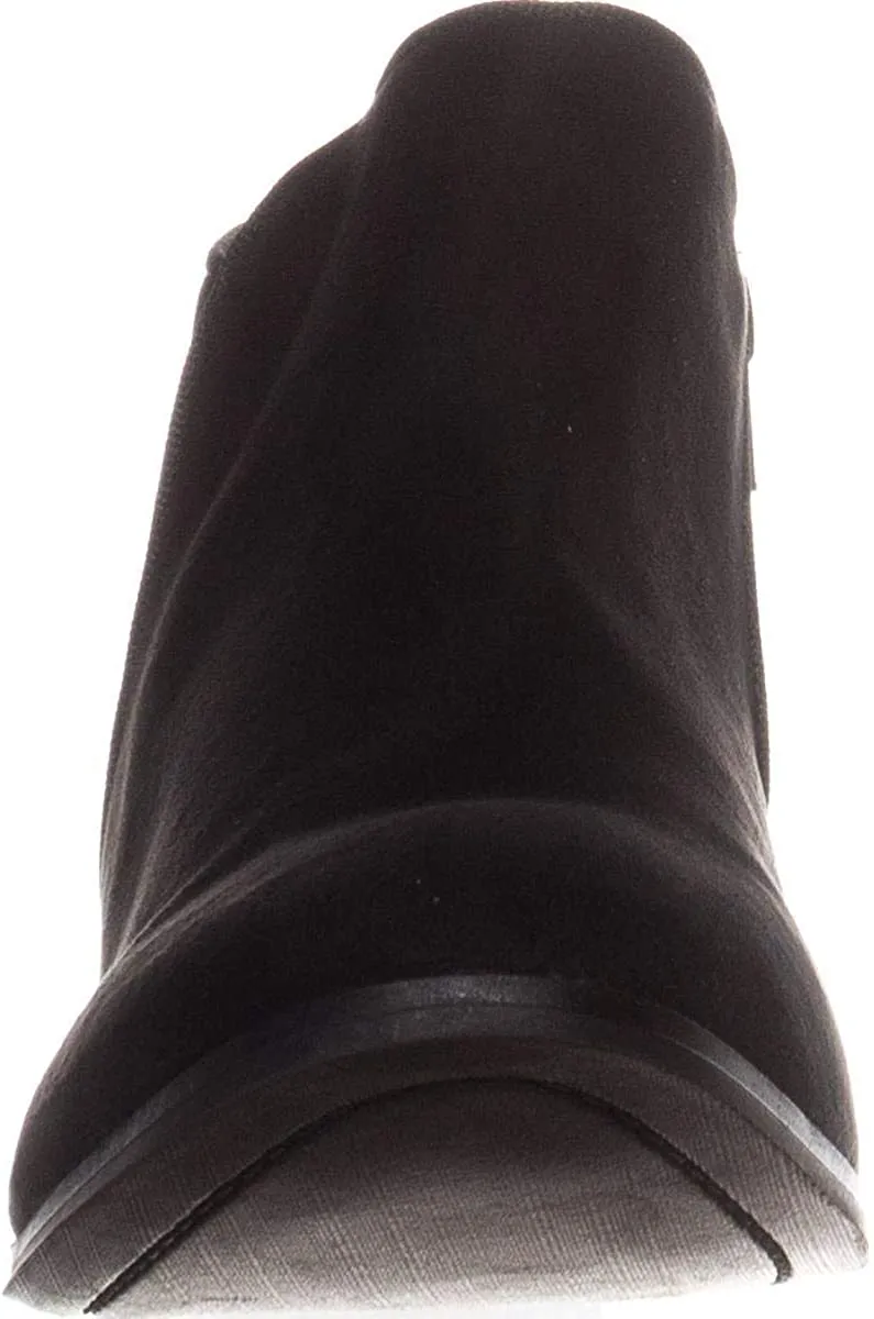 Style & Co. Womens Wileyy Fabric Almond Toe Ankle Fashion, Black, Size 5.5