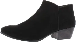 Style & Co. Womens Wileyy Faux Suede Booties Black 6.5 Medium (B,M)