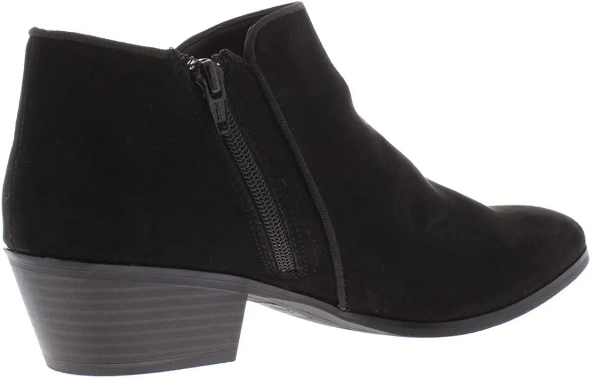 Style & Co. Womens Wileyy Faux Suede Booties Black 6.5 Medium (B,M)