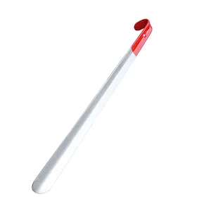 SUNUNICO Extra Long Shoehorn- 16.5” Metal Shoe Horn Heavy Duty Stainless Steel Shoehorn for Men Women Kids Seniors