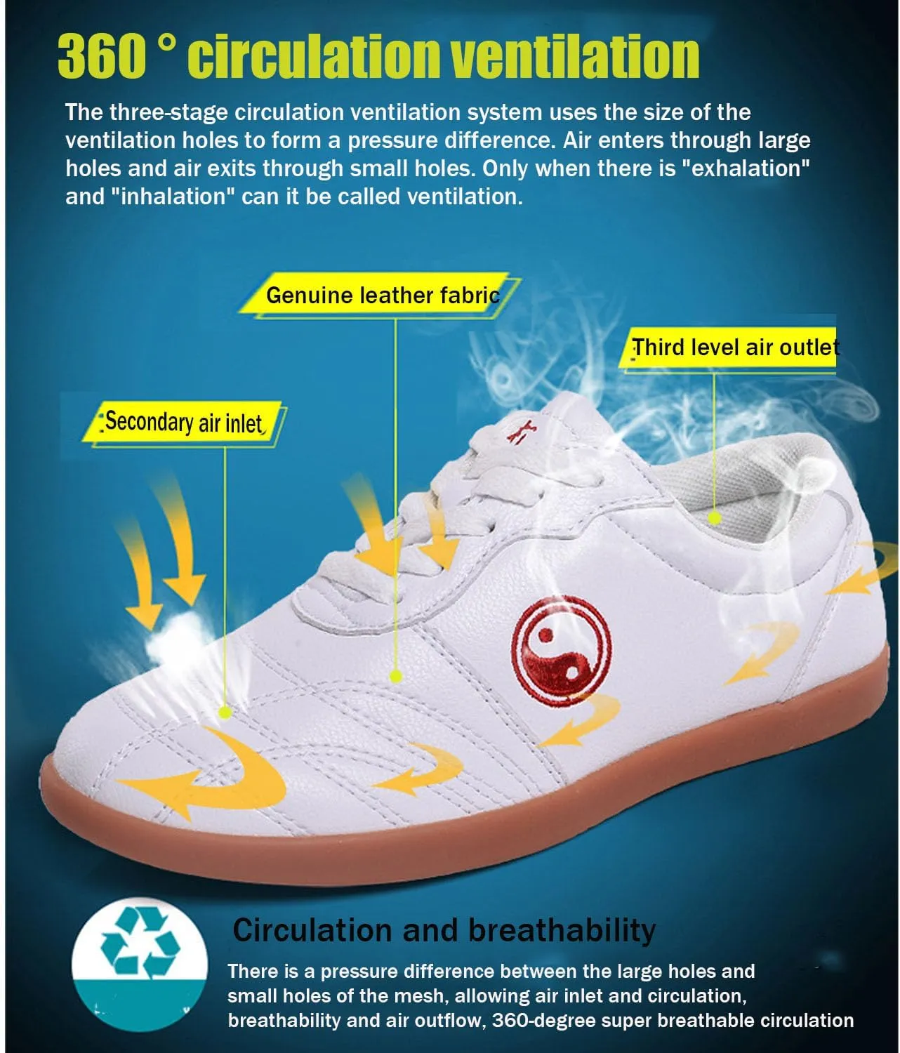 Tai Chi Shoes for Men Non Slip Martial Arts Shoes Women Leather Tai Chi Kung Fu Training Shoes,Taekwondo Shoes,Kung Fu Shoes(Size:45EU/9.5 US,Color:Black)