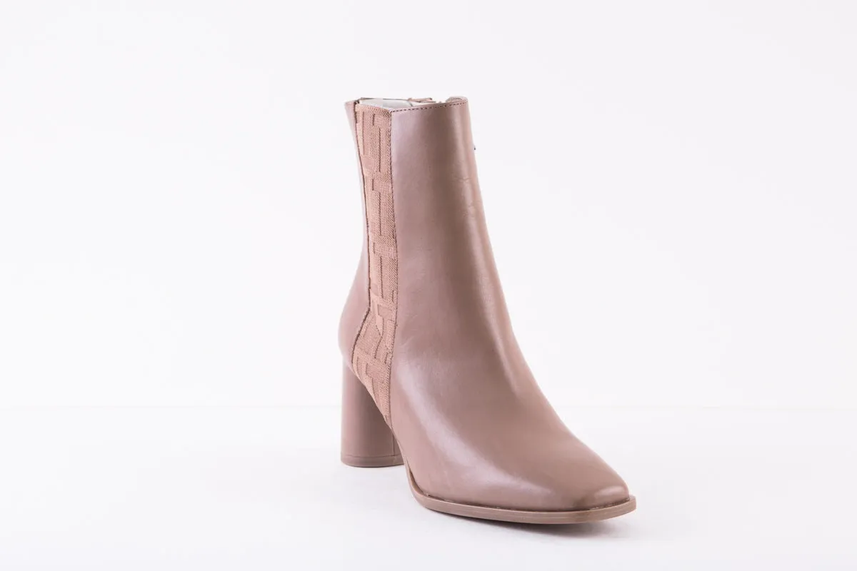 TAMARIS - 25361-341 HIGH HEEL ANKLE BOOT - TAUPE