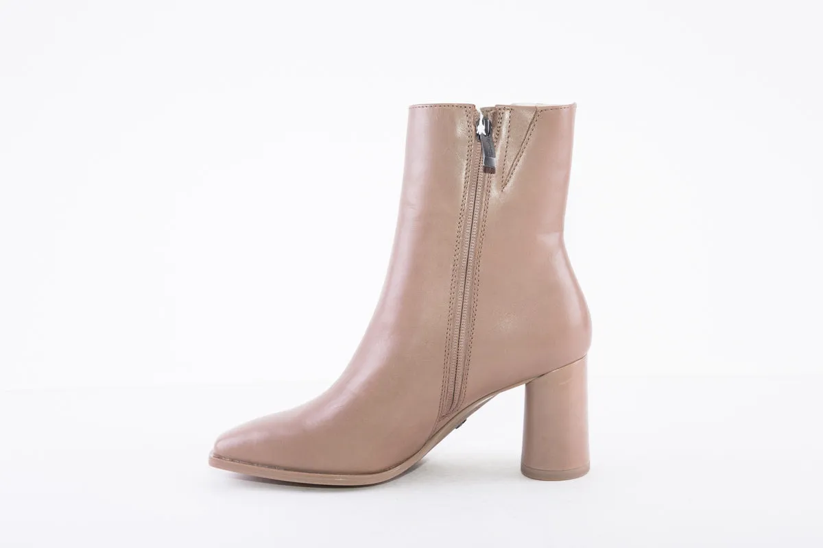 TAMARIS - 25361-341 HIGH HEEL ANKLE BOOT - TAUPE