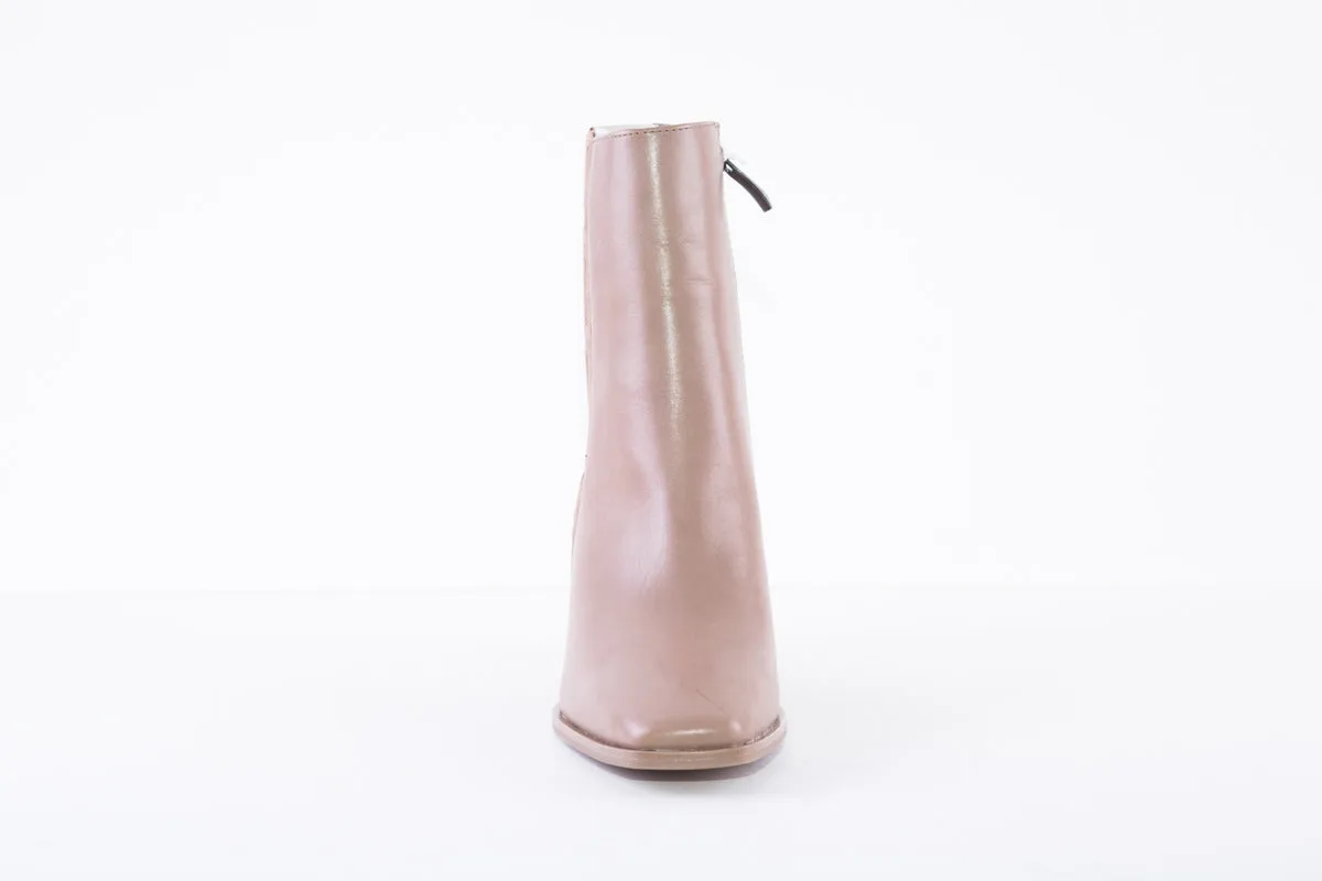TAMARIS - 25361-341 HIGH HEEL ANKLE BOOT - TAUPE