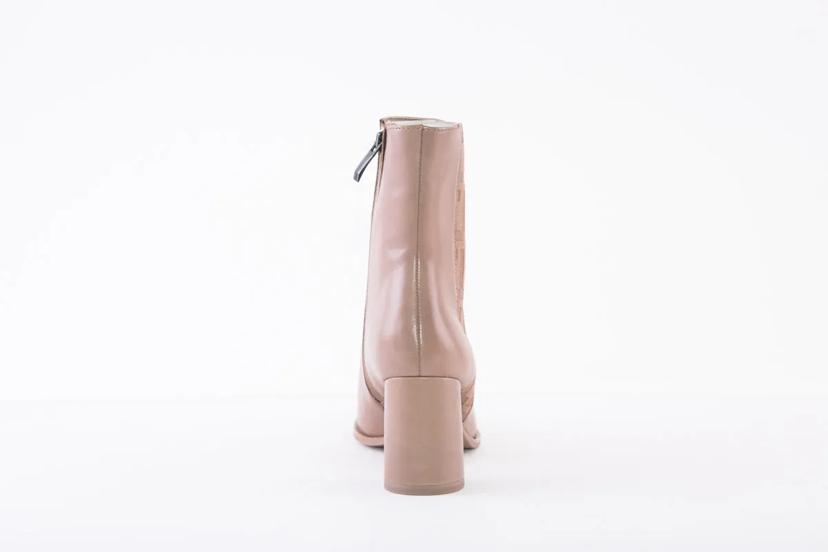 TAMARIS - 25361-341 HIGH HEEL ANKLE BOOT - TAUPE